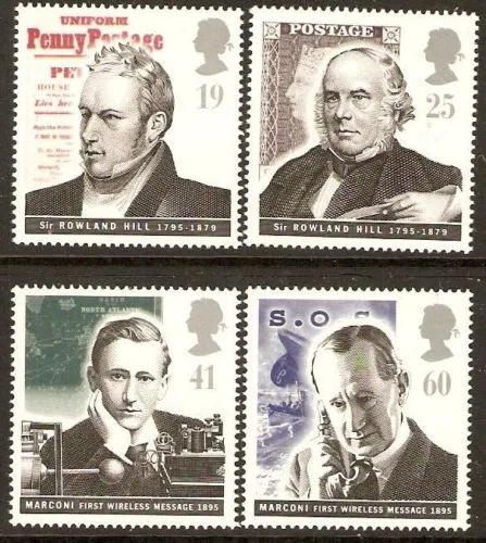 Gr.Britain 1995 Communicatie pioniers postfris/mnh