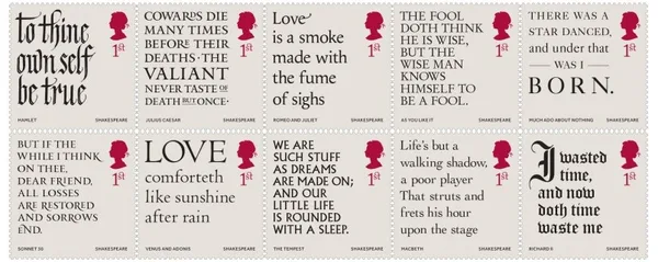 Gr. Britain 2016 William Shakespeare postfris/mnh