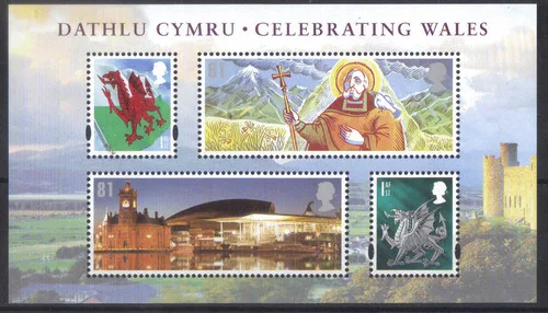 Gr.Britain 2009 Celebrating Wales blok-m/s postfris/mnh