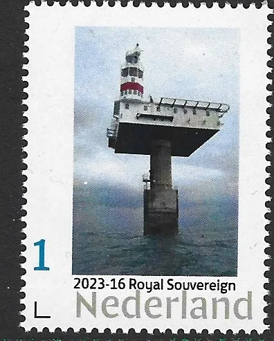 Nederland 2023-16 Vuurtoren-lighthouse Royal Sovereign Eastbourne GBritain postfris/mnh