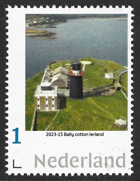 Nederland 2023-15 Vuurtoren -lighthouse Bally cotton Cork Ireland postfris/mnh