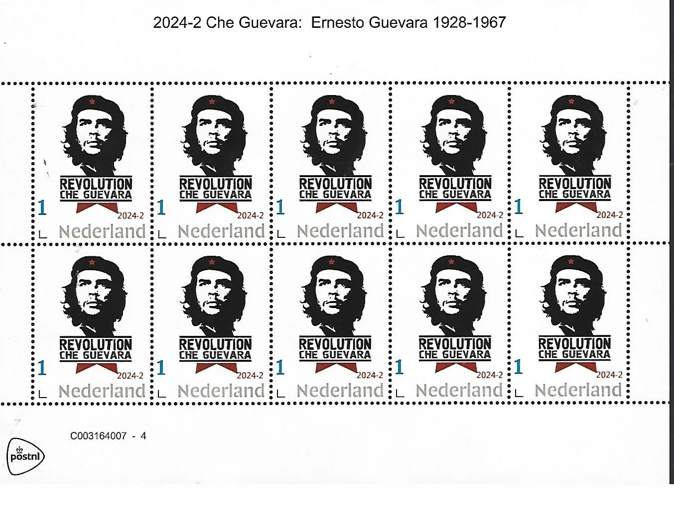 2024-2 Che Guevara: Ernesto Guevara 1928-1967 sheetlet MNH