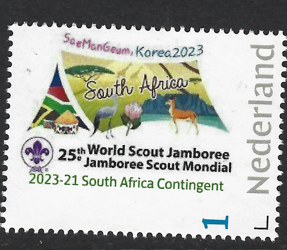 Niederlande 2023-21 Scouting Jamboree SeaManGeum S.Africa Kontingent postfrisch/mnh