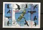 1652 Natuur en Milieu - roofvogels- birds of prey blok/ms 1995 gestempeld