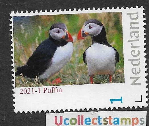 Nederland 2021-1 Vogels: Papegaaiduiker Puffin postfris/mnh