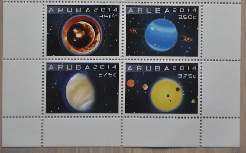 Aruba 2014 Astronomie 766-769 postfris