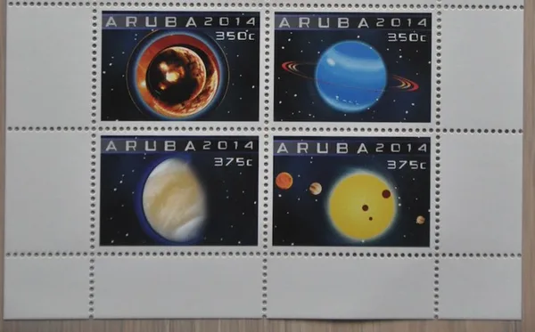 Aruba 2014 Astronomy 766-769 MNH