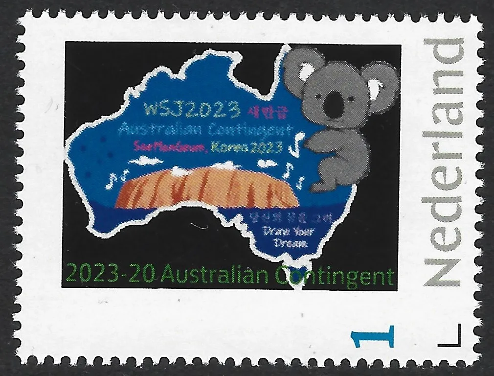 Pays-Bas 2023-20 Jamboree du Scoutisme SeaManGeum contingent australien neuf/NSC