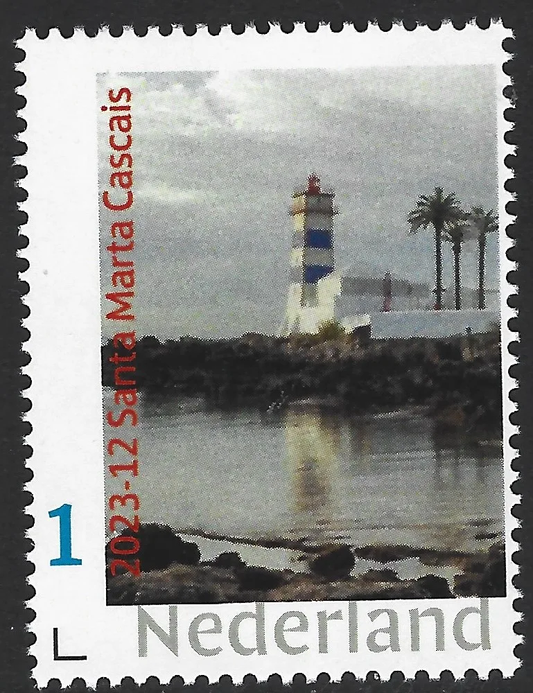 2023-12 Vuurtoren lighthouse Santa Marta Cascais Portugal postfris/mnh