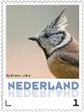 Pays-Bas 2013 Ucollect Oiseaux Mésange huppée (gris) neuf/nm