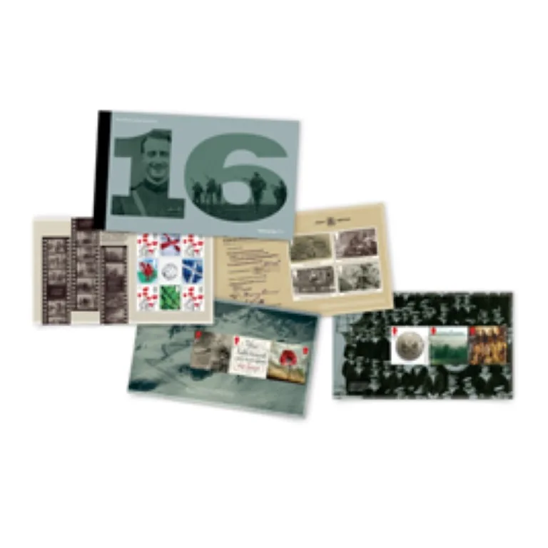 Gr. Britain 2016 !e Guerre mondiale II WWI 1916 prestige booklet neuf/mnh