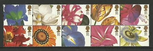 Gr.Britain 1997 vœux Fleurs - Greetings flower - blumen postfris/mnh