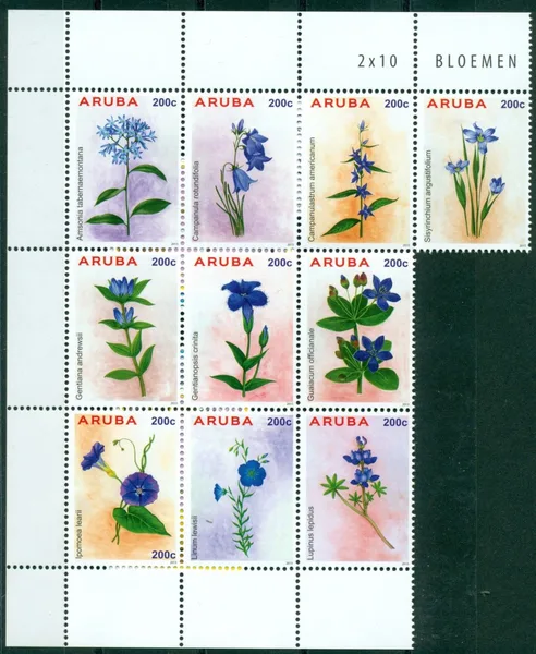 Aruba 2015 Bloemen flowers 793-802 postfris-mnh