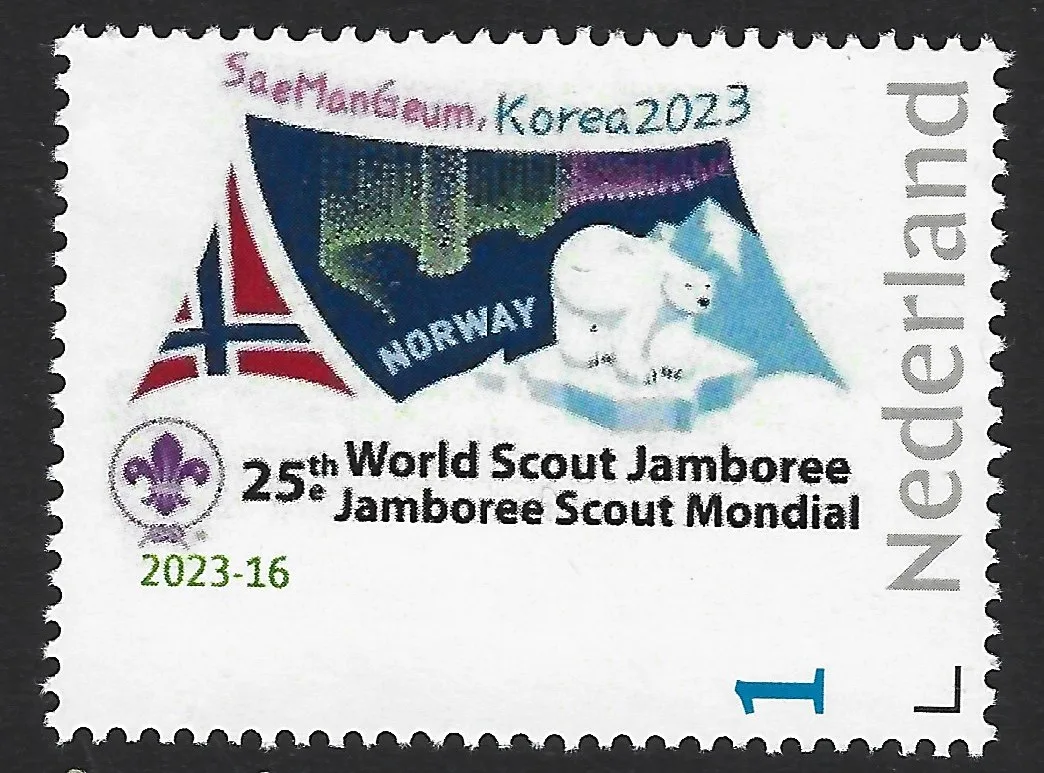 Niederlande 2023-16 Scouting Jamboree SeaManGeum Norwegen Kontingent postfrisch/mnh