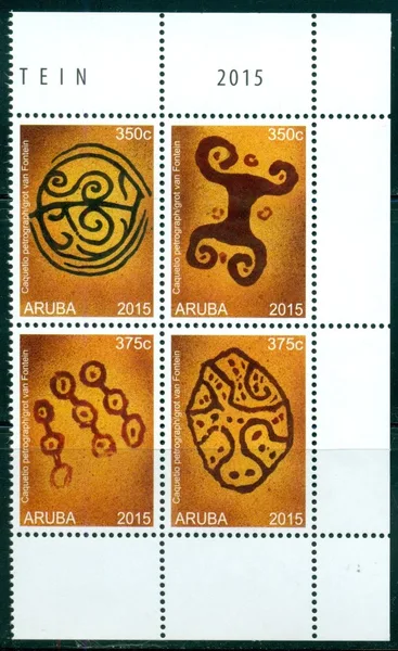 Aruba 2015 Fontein Cave 822-825 MNH