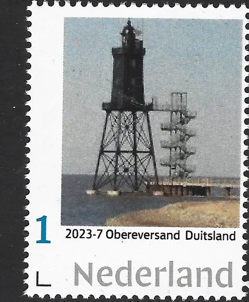 Nederland 2023-7 Vuurtoren lighthouse: Obereversand Duitsl postfris/mnh