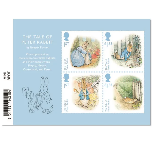 Gr. Britain 2016 Beatrix Potter blok-m/s postfris/mnh