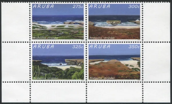 Aruba 2015 stranden beaches 836-839 postfris-mnh
