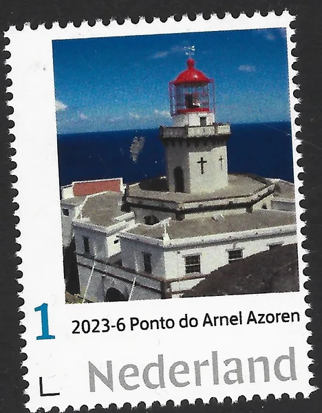 Nederland 2023-6 Vuurtoren lighthouse: Ponto do Arnel Azoren postfris/mnh
