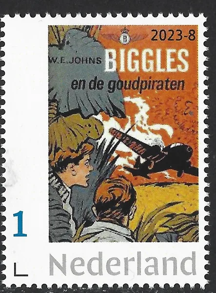 Netherlands 2023-8 Children's Books: Biggles and the Gold Pirates MNH