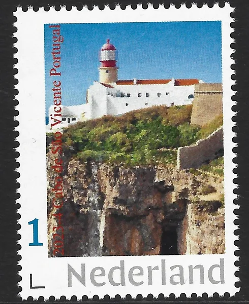 Nederland 2023-4 vuurtoren - lighthouse: Cabo de San Vicente Portugal vel-sheetlet postfris/mnh
