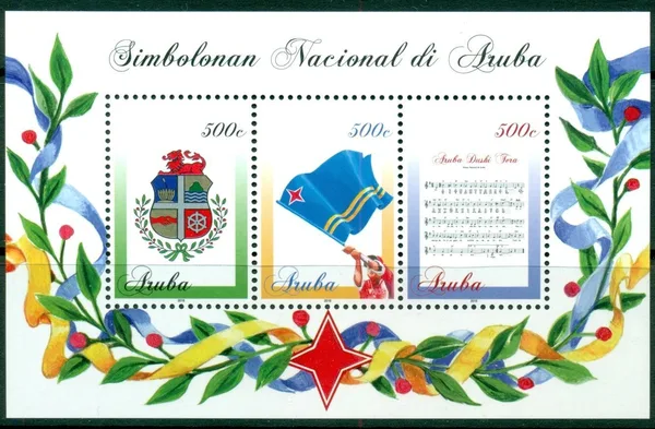 Aruba 2016 nationale symbolen 859-861 blok-m/spostfris-mnh