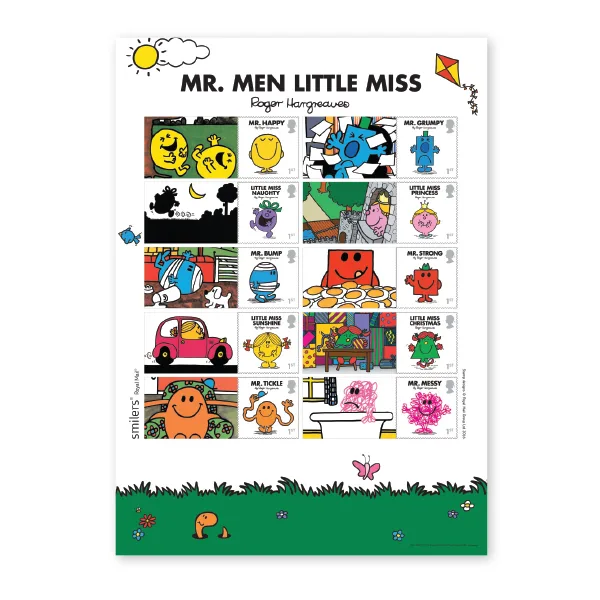 Gr. Britain 2016 Mr Men and Little Miss Smiler vel postfris/mnh
