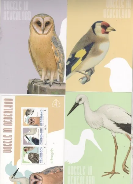 NETHERLANDS 2014 BIRDS 1 HERITAGE BIRDS SHEETLET MNH