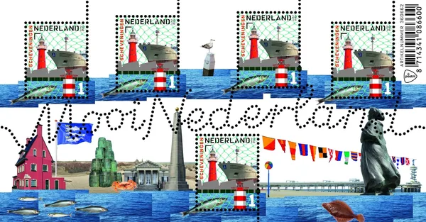 Nederland 3411 Mooi Nederland Scheveningen blok-m/s 2016 postfris/mnh