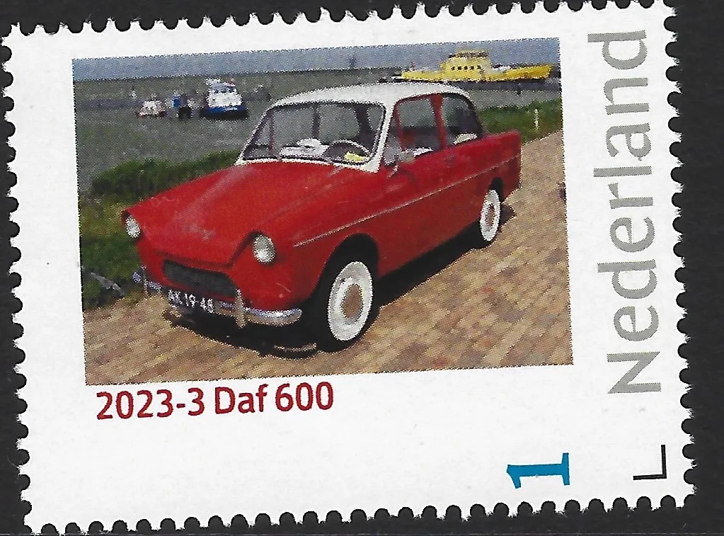 Pays-Bas 2023-3 Oldtimer Daf 600 auto postfrris/mnh