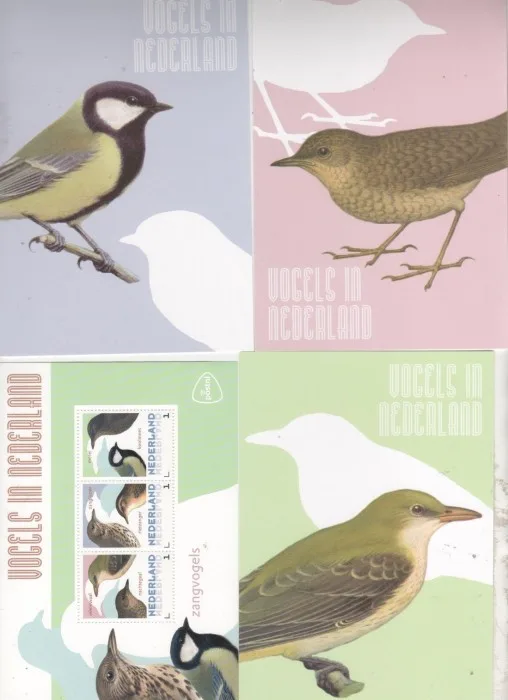 NIEDERLANDE 2014 VÖGEL 7 Singvögel postfrisch/mnh