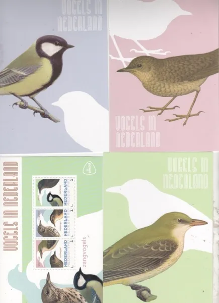 NETHERLANDS 2014 BIRDS 7 Songbirds birds oisseaux SHEETLET MNH