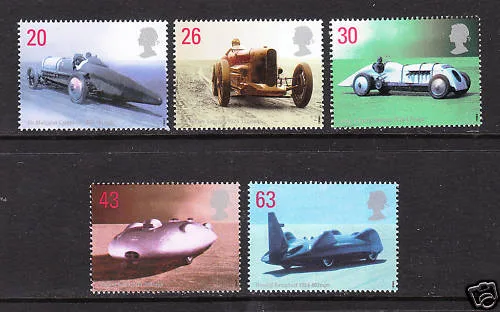 G.-B. 1998 Voitures de course - Racing cars neufs/mnh