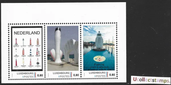 Luxemburg 2022 Lighthouses of the world m/s postfris/mnh