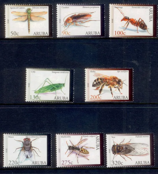 Aruba 2016 insecten insects 898-905 postris-mnh