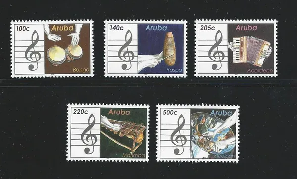 Aruba 2016 musical instruments 906-910 MNH