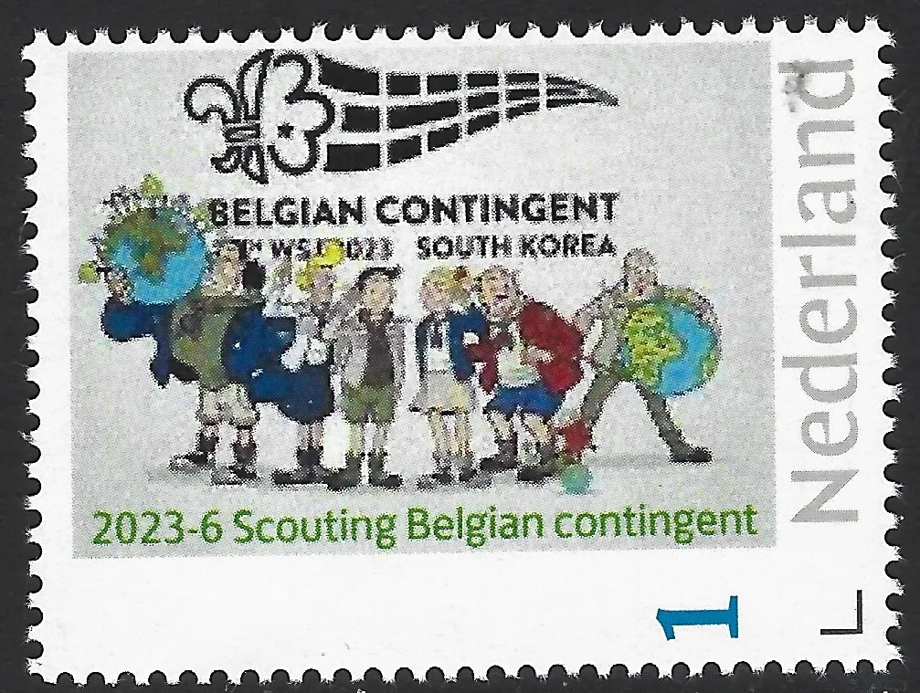Pays-Bas 2023-6 Scouting Jamboree SeaManGeum SUSKE EN WISKE contingent belge neuf