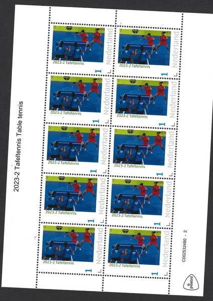 Netherlands 2023-3 Table Tennis Sheetlet MNH