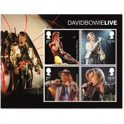 Großbritannien 2017 DAVID BOWIE Marken die Konzerte Block/MS postfrisch/mnh