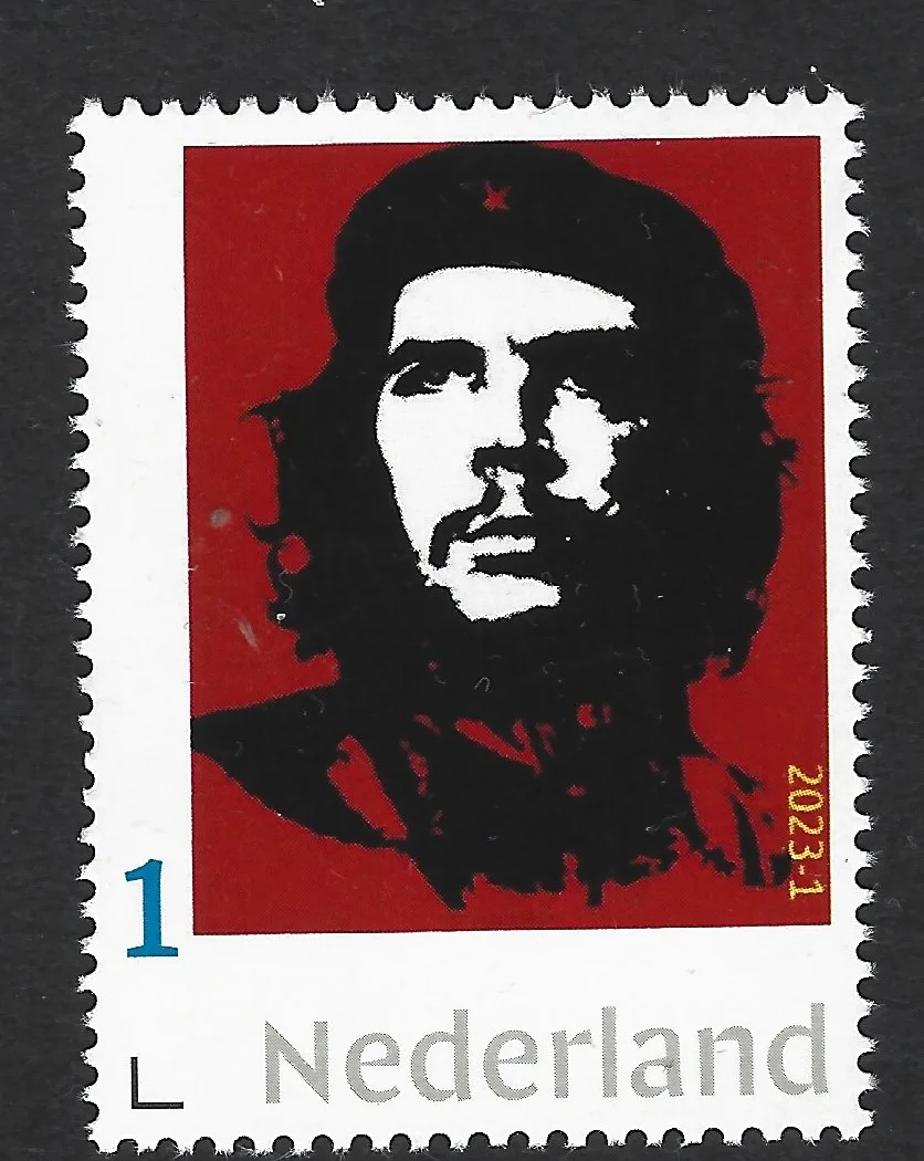 Pays-Bas 2023-1a Che Guevara (sans nom sur le timbre) postfris/mnh