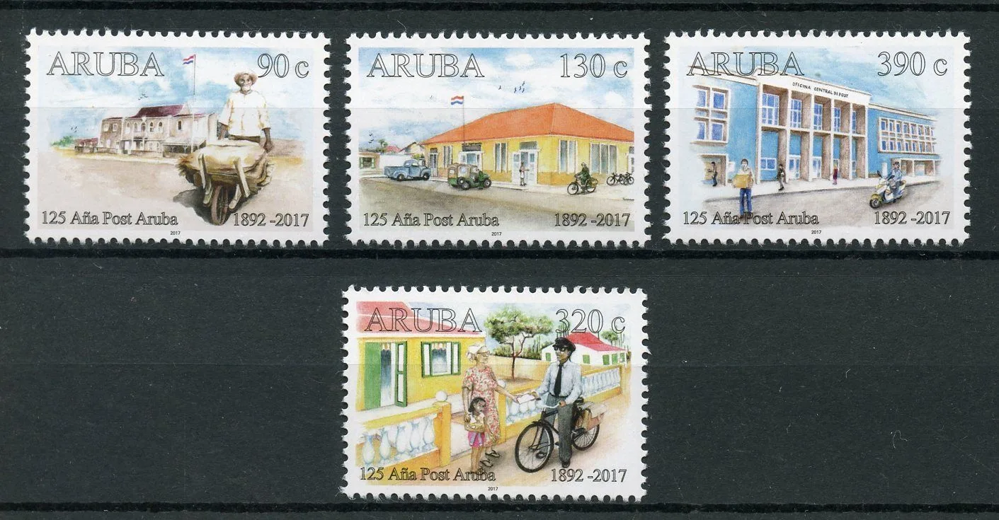 Aruba 2017 post Aruba 942-945 postris-mnh