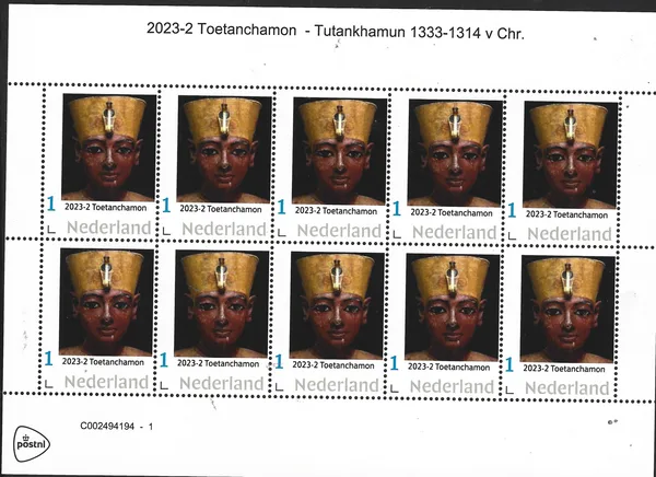 Netherlands 2023-3 Tutankhamun sheetlet MNH