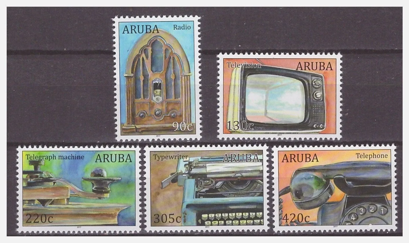 Aruba 2017 Antiek antiques 946-950 postris-mnh