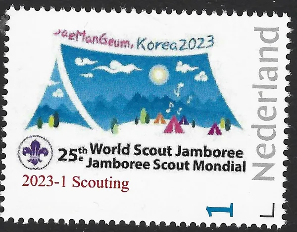 Nederland 2023-1 Scouting padvinderij: 25e World Jamboree S Korea postfris/mnh