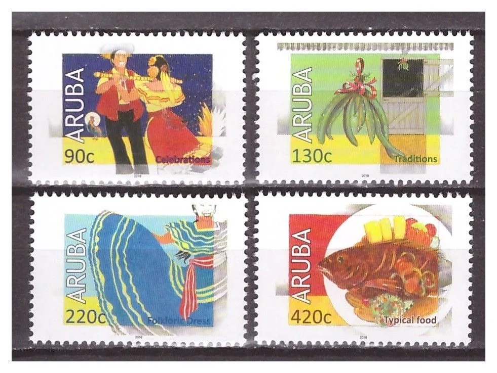 Aruba 2019 Cultural stamps 983-986 MNH