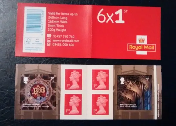 Gr. Britain 2017 Windsor Castle booklet MNH