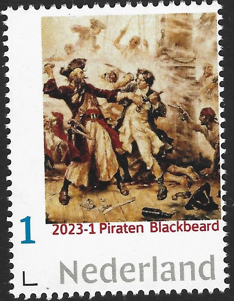 Niederlande 2023-1 Piraten Blackbeard postfrisch/mnh