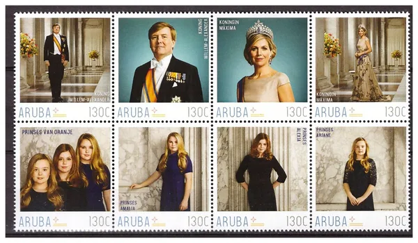 Aruba 2018 Koninklijke Familie Royal family 993-1000 postfris/mnh