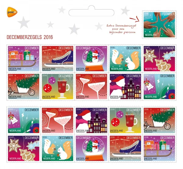 Nederland 3474-3484 December Kerstzegels Christmas postnl 2016 postfris/mnh