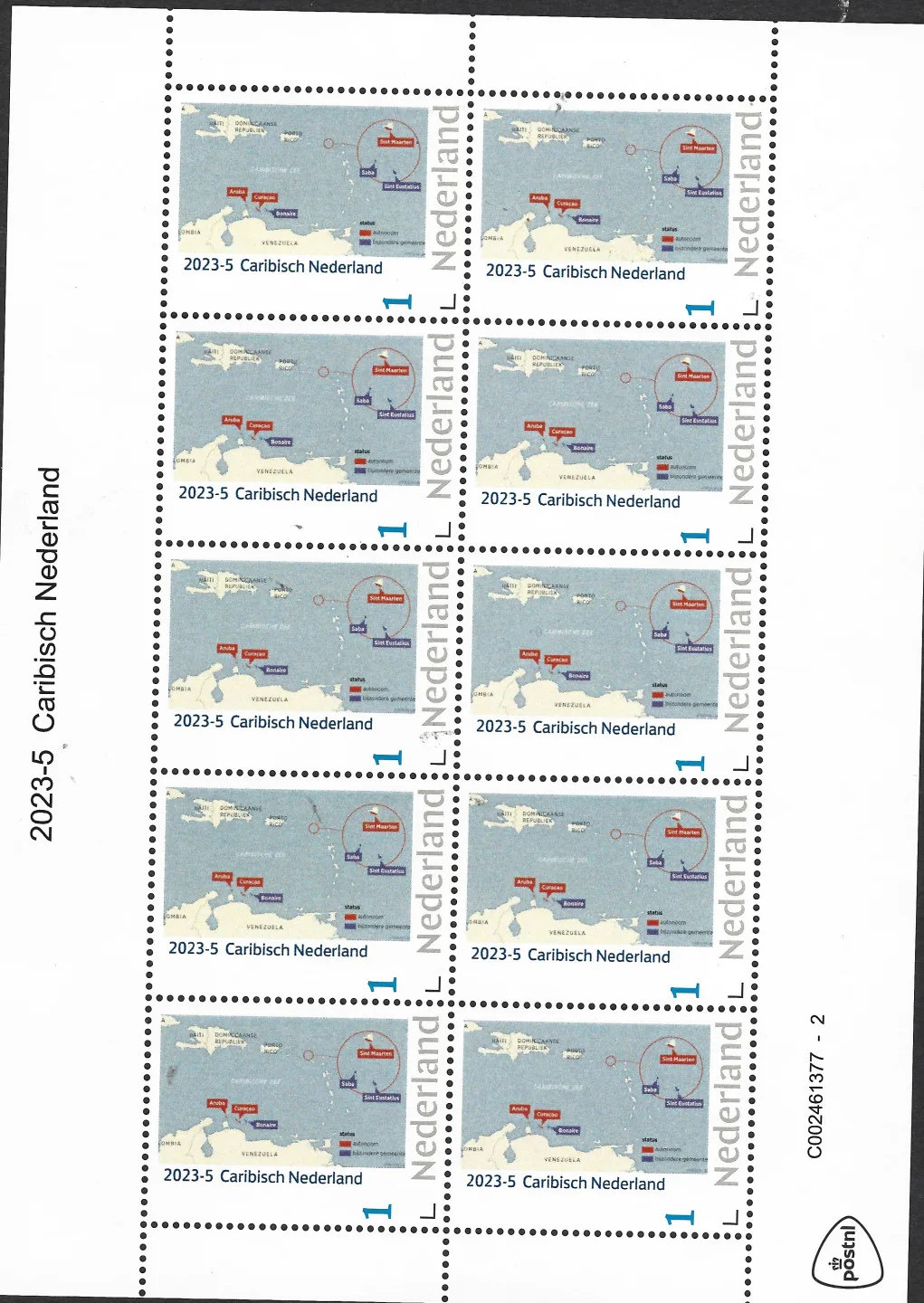 Pays-Bas 2023-5 Antilles néerlandaises feuille-carnet neuve/mnh